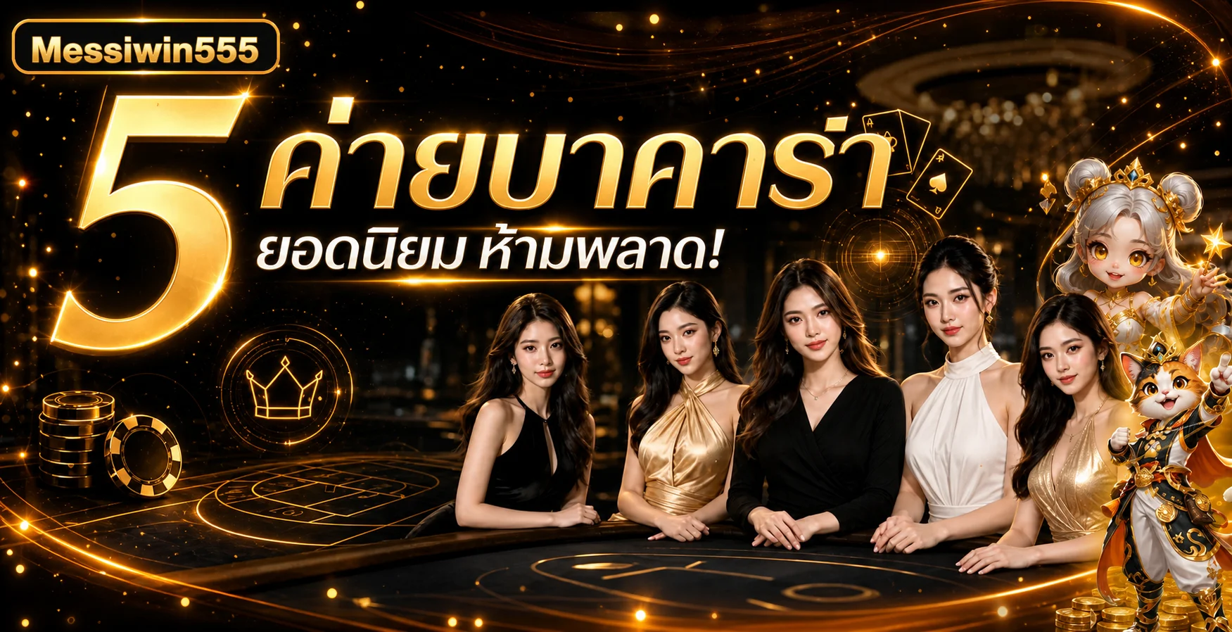 ภาพรวมค่ายเกมยอดนิยมบน Messiwin555